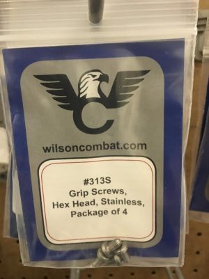 WILSON COMBAT HEX HEAD GRIP SCREWS SS 1911 ACADEMY FOR SALE